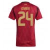 Belgien Amadou Onana #24 Heimtrikot EM 2024 Kurzarm